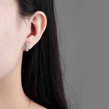 Load image into Gallery viewer, Classic Earrings in White Crystal