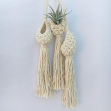 Load image into Gallery viewer, Macrame Hanging Planter Indoor For Air Plant