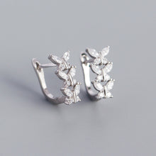 Load image into Gallery viewer, Classic Earrings in White Crystal