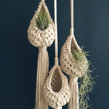 Load image into Gallery viewer, Macrame Hanging Planter Indoor For Air Plant