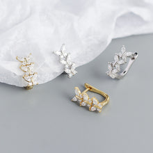 Load image into Gallery viewer, Classic Earrings in White Crystal