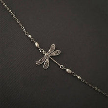 Load image into Gallery viewer, Simple Dragonfly Anklet With Pearl
