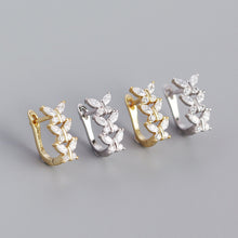 Load image into Gallery viewer, Classic Earrings in White Crystal
