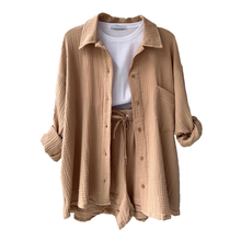 Load image into Gallery viewer, Women's Two-piece Long Sleeve Shirt Fashion Casual Suit