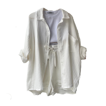 Load image into Gallery viewer, Women's Two-piece Long Sleeve Shirt Fashion Casual Suit