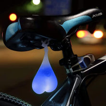 Load image into Gallery viewer, Cycling Balls Bike Heart Shaped Rear Light