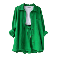 Load image into Gallery viewer, Women's Two-piece Long Sleeve Shirt Fashion Casual Suit
