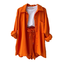 Load image into Gallery viewer, Women's Two-piece Long Sleeve Shirt Fashion Casual Suit