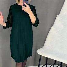 Load image into Gallery viewer, Straight Dress With Medium Length Sleeves