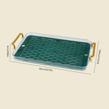 Load image into Gallery viewer, Light Luxury Draining Tea Tray