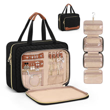 Load image into Gallery viewer, Hanging toiletry storage cosmetic bag