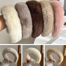 Load image into Gallery viewer, Warm Faux Mink Plush Headband