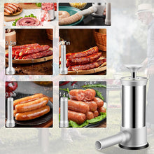 Load image into Gallery viewer, Sausage Stuffer with 4 Different Sizes Stuffing Tubes