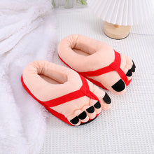 Load image into Gallery viewer, Funny Foot Plush Novelty Slippers