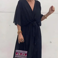 Load image into Gallery viewer, Stylish and Elegant V-neck Chiffon Dress