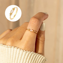 Load image into Gallery viewer, Flower Leaf Opal Ring