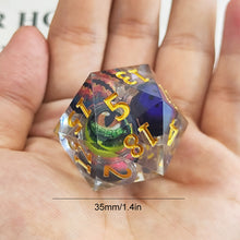 Load image into Gallery viewer, Eye Liquid Core Dice Set