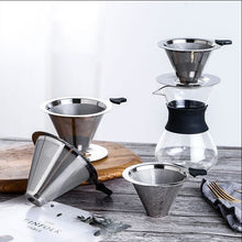 Load image into Gallery viewer, Stainless Steel Pour Over Drip Coffee Filter for Mason Jars