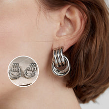Load image into Gallery viewer, Women's Multi-Layer Hoop Earrings