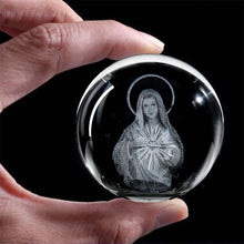 Load image into Gallery viewer, Jesus Glowing Crystal Ball