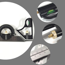 Load image into Gallery viewer, Multifunctional Combination of Movable Angle Ruler Set
