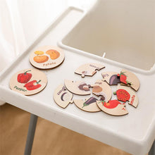 Load image into Gallery viewer, Wooden Puzzles Toddler Sensory Toys