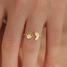 Load image into Gallery viewer, Baby Palm and Feet Ring