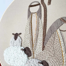 Load image into Gallery viewer, Nativity Scene Embroidery Kit