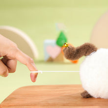 Load image into Gallery viewer, Wagging Tail Kitty Plush Doll Keychain