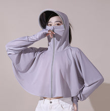 Load image into Gallery viewer, Ice Silk UV Protection Hooded Windbreaker Jacket