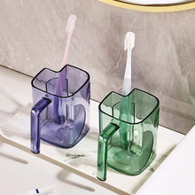 Load image into Gallery viewer, Luxury Gargle Cup with Toothbrush Slot