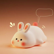 Load image into Gallery viewer, Big Face Rabbit Silicone Night Light