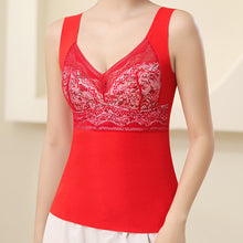 Load image into Gallery viewer, 2-in-1 Built-in Bra Lace Thermal Underwear