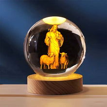 Load image into Gallery viewer, Jesus Glowing Crystal Ball