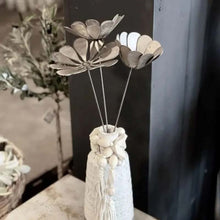 Load image into Gallery viewer, Set of 3 Dandelion Native Metal Flowering Stems