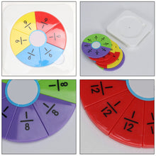Load image into Gallery viewer, Fraction Learning Disc
