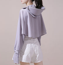 Load image into Gallery viewer, Ice Silk UV Protection Hooded Windbreaker Jacket