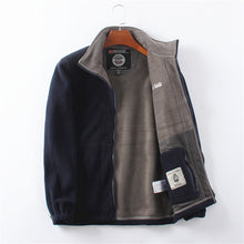 Load image into Gallery viewer, Men’s Double-Layer Fleece Hooded Jacket