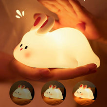 Load image into Gallery viewer, Big Face Rabbit Silicone Night Light