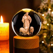 Load image into Gallery viewer, Jesus Glowing Crystal Ball