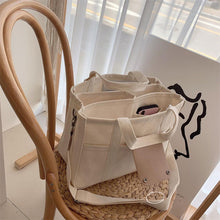 Load image into Gallery viewer, Solid Color Canvas Tote Bag