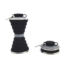 Load image into Gallery viewer, 500ML Foldable Silicone Water Bottle Cup