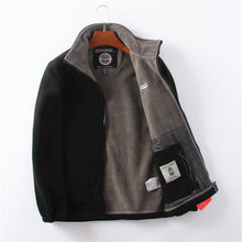 Load image into Gallery viewer, Men’s Double-Layer Fleece Hooded Jacket