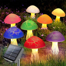 Load image into Gallery viewer, Solar-Powered Mushroom Garden Lights