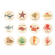 Load image into Gallery viewer, Wooden Puzzles Toddler Sensory Toys