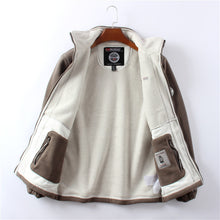 Load image into Gallery viewer, Men’s Double-Layer Fleece Hooded Jacket