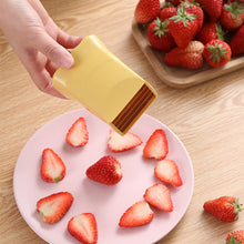 Load image into Gallery viewer, Fruit Egg Stainless Steel Strawberry Slicer