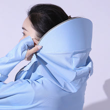 Load image into Gallery viewer, Ice Silk UV Protection Hooded Windbreaker Jacket