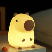 Load image into Gallery viewer, Capybara Tap Tap LED Night Lamp