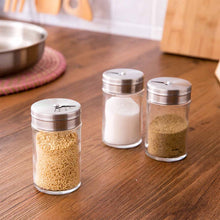 Load image into Gallery viewer, Glass Spice Jars Set
